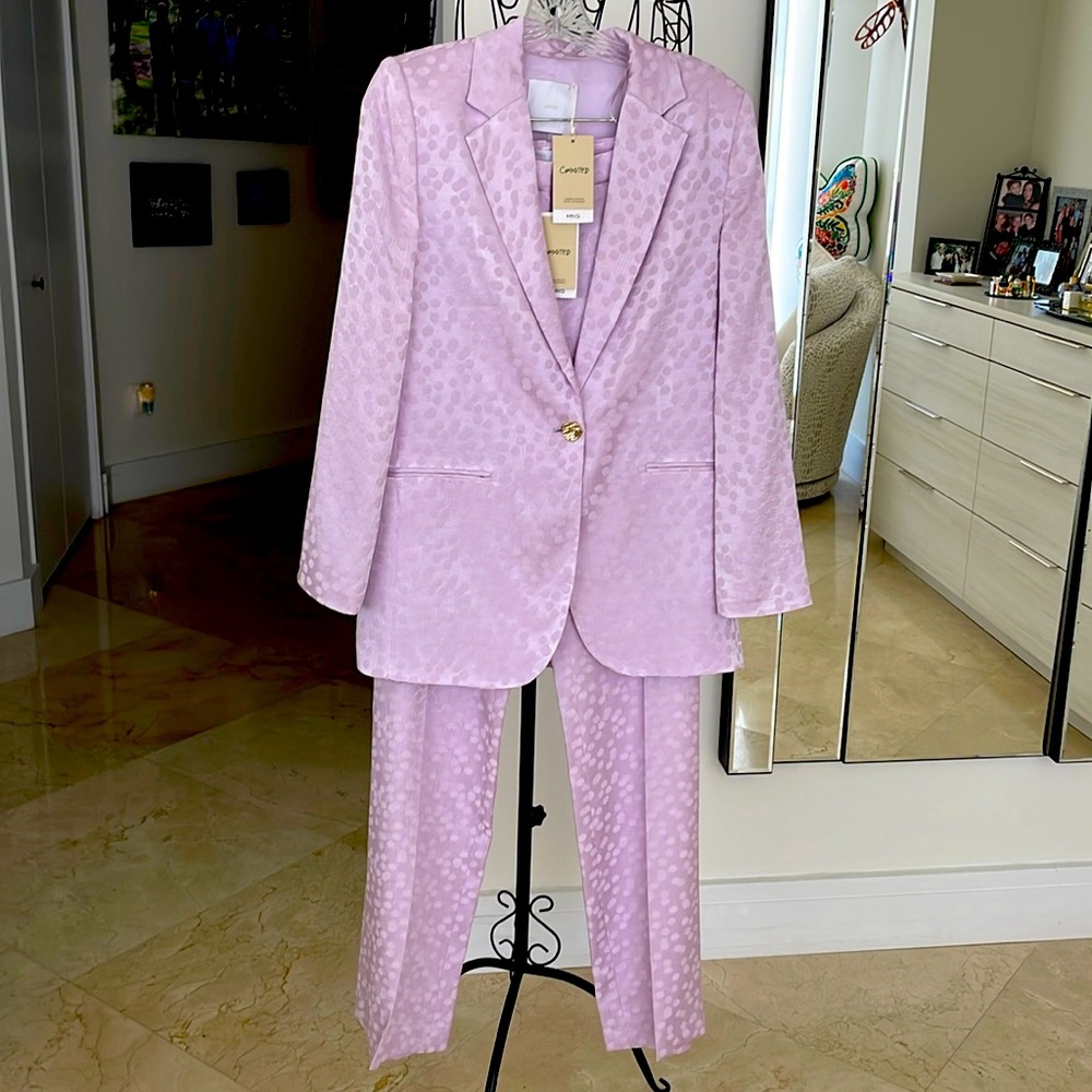 NWT MANGO LAVENDER PANTSUIT
